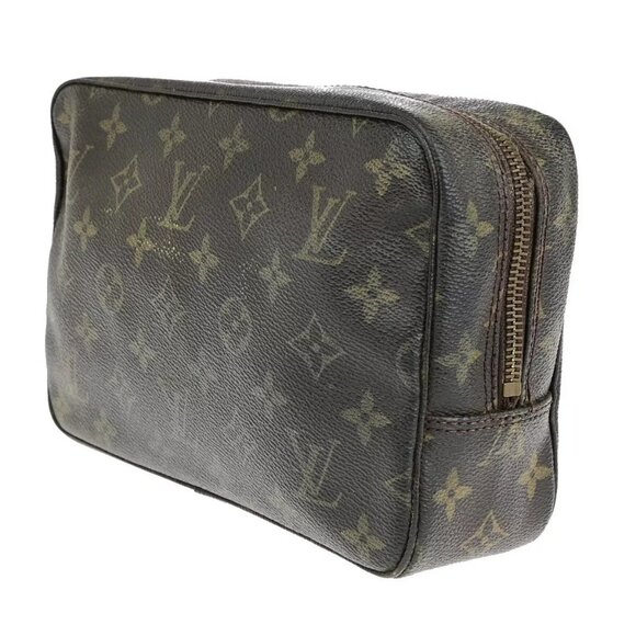 LOUIS VUITTON Trousse Toilette 23 Clutch Hand Bag Monogram Brown - Picture 16 of 16